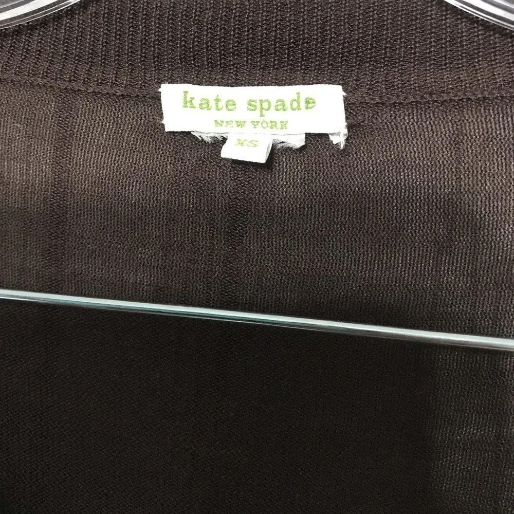 Kate Spade Sweater with palms and Beads T120